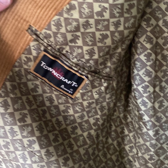 VINTAGE 70s Towncraft corduroy blazer - Picture 5 of 8